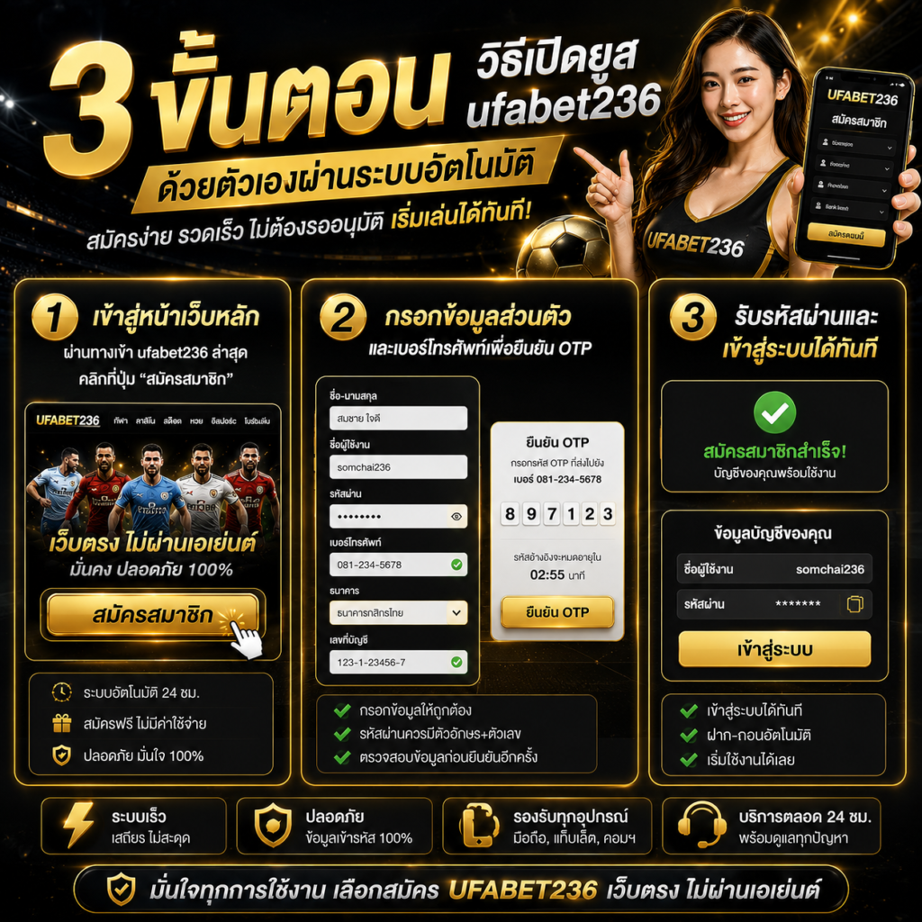 ขั้นตอนสมัคร