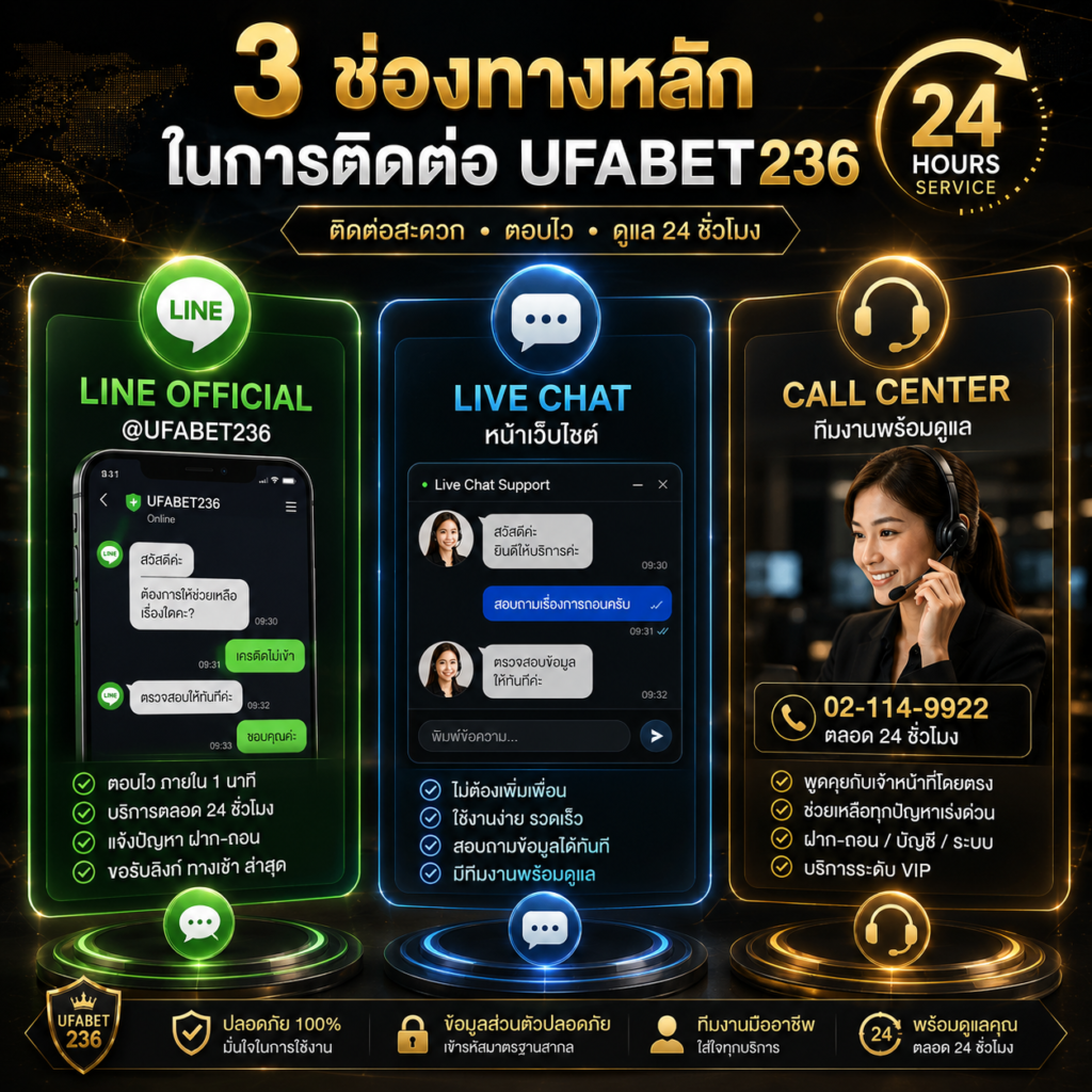 3ช่องทางติดต่อ